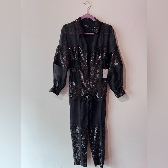 Deity Pants - NWT Deity Sparkle Jumpsuit